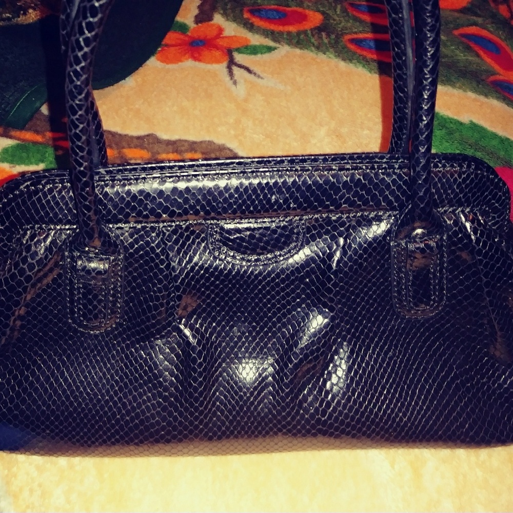 Used Banana Republic Python Snake Print Bag - image 1